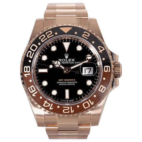 rolex oyster perpetual gmt master ii rose gold|rolex gmt master time zone.